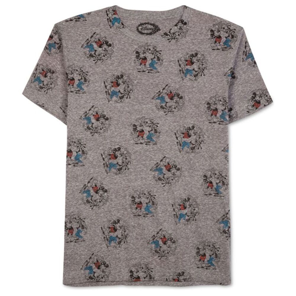 Jem Mens Mickey & Goofy Crest Graphic T-Shirt, NWT